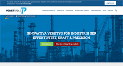 Desktop Screenshot of powertools.se