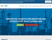 Tablet Screenshot of powertools.se